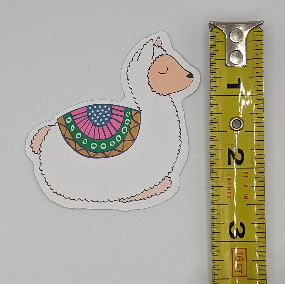 Llama Sticker - Picture 2 of 2